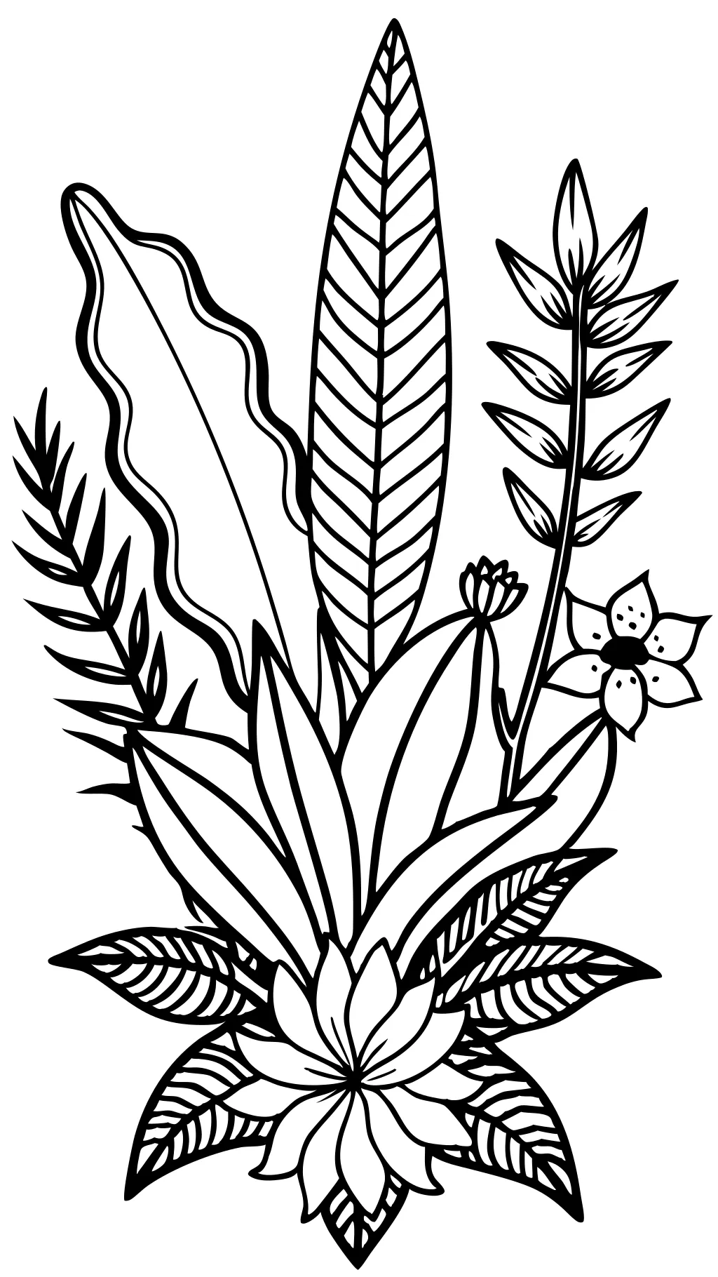 coloring pages plants